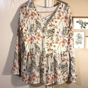Cute Flower Western top!!!